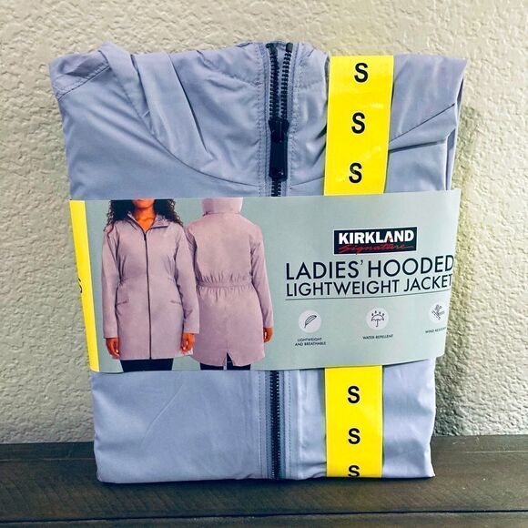 NWT Kirkland Ladies Hooded Lightweight Jacket S - Picture 1 of 3
